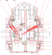 SANY A820202001481 Закрутите уплотнительное кольцо нижней звездочки.
