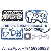 Полный комплект прокладок, верхняя часть 6672739 &amp; Нижний 6672740 для двигателя Kubota D722 Bobcat 316 320 322