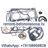 Полный комплект прокладок 6698619 6698637 для экскаватора Kubota D1105 D1005 Bobcat E26 425 428 погрузчика 463 553 S100 S70
