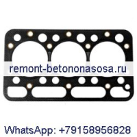 Прокладка головки блока цилиндров 6667424 для двигателя Kubota D1703 экскаватора Bobcat 325 328