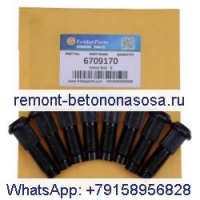 шт. болтовое колесо 6709170 для мини-погрузчика Bobcat 444M 500 530 540 542 S160 S175 S185 S205 A220 A300 A770