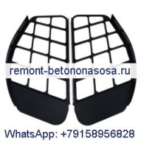 Пластиковая решетка для выпуска воздуха боковой решетки 6716571 &amp; 6716573 для погрузчика с бортовым поворотом Bobcat 853 863 864 S130 S150 S160 S175