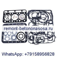 Комплект прокладок для капитального ремонта двигателя Kubota D1402, экскаватора KH91, трактора L2550 L2650, мини-погрузчика Bobcat 643