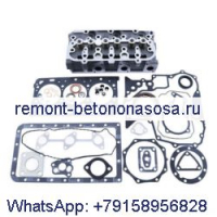 D902 Полная головка блока цилиндров и полный комплект прокладок 6687728 7000466 7327334 для двигателя Kubota Bobcat Мини-гусеничный погрузчик MT55