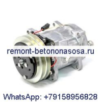 Компрессор кондиционера Sanden SD7H15 12 В 89644-9 для телескопического погрузчика Bobcat T2556 T2566 Versahandler V518