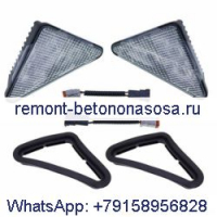 Комплект светодиодных фар 7259523 &amp; 7259524 &amp; Крепление фонаря с резиновой рамкой 6674402 для погрузчика с бортовым поворотом Bobcat 751 753 763 773 863 864 873 883 S130 S150 S160 S175 S185 S220 S300