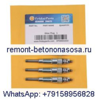 Свеча накаливания топливной форсунки 6698618 для двигателя Kubota V1505, экскаватора Bobcat 425 428 463 E25 E26, мини-погрузчика S100 S70