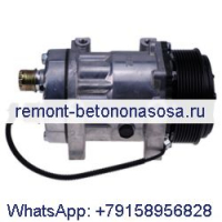 Компрессор кондиционера SD7H15 8500795 для колесного погрузчика CASE 621E 621F 621G 721D 721E 721F 721G