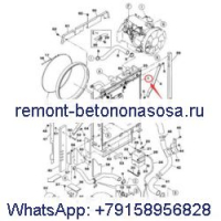 Радиатор резервуара для воды KNH10450 для гусеничного экскаватора CASE CX130B CX160B