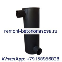 Глушитель глушителя для экскаватора CASE CX470