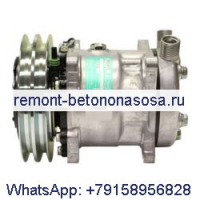 Компрессор кондиционера SD5H11 47741863 84321962 для мини-погрузчика New Holland L218 L220 CASE SR175 SV185
