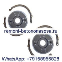 Комплект из 2 тормозных колодок в сборе 249022A3 для CASE 530 570 580 580B 580C 580D 584 584D 585D