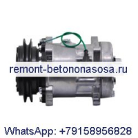 Компрессор кондиционера Sanden SD7H15 76047005 для гусеничного бульдозера CASE 1850K 1650K