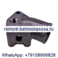 Колено впуска воды для подключения J903102 для двигателя CASE 4390 6590 трактора 1896 2096 5120 5130 5140 5220 5240 5250