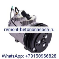 Компрессор кондиционера DKV14C 11N6-90040 для Hyundai HL730-7 HL730TM-7 HL740-3 HL740-7 HL740TM-7 HL757-7 Колесный погрузчик CASE 1221E