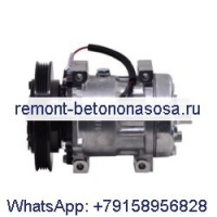Компрессор кондиционера 12 В SD7H15 4105 47693200 84356660 для погрузчика CASE 121F 21F 221F 321F 570NXT 580N 580SN 590SN