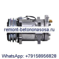 Компрессор кондиционера Sanden SD5H16 A177068 12 В для трактора CASE 2096 1896 4694 4494 Экскаватор-погрузчик 580K