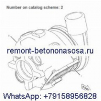 Турбокомпрессор Turbo S300W 241-9059 для двигателя Caterpillar CAT 3126B C7 C9