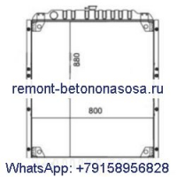 Радиатор резервуара для воды 1945561 1355769 для экскаватора Caterpillar CAT E318B E315B E317B