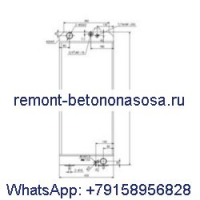 Радиатор резервуара для воды для экскаватора Caterpillar CAT E320D2