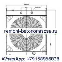 Водяной радиатор 9Y5983 для Caterpillar CAT 3508 3508B 3508C 3512 3512B 3512C 3516 3516B 3516C