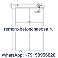 Водяной радиатор 3099105 для Caterpillar CAT 428E 416E 420E 434E 422E 432E 442E 444E