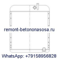 Сердечник водяного радиатора 1P-9959 для автогрейдера Caterpillar CAT 140G 130G 12G 120G