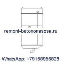 Сердечник водяного радиатора 3347697 191-5360 1896651 3347677 для Caterpillar CAT 950B 950GII 962GII