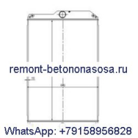 Сердечник радиатора 249-7367 для автогрейдера Caterpillar CAT 16M