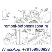 Шланг охлаждения 457-4097 для двигателя Caterpillar CAT 326D2 329D2 E329D2 330D2 экскаватора C7.1
