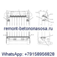 Радиатор 163-4064 для двигателя Caterpillar 3306 3406 3406C трактора CAT D7R D8R