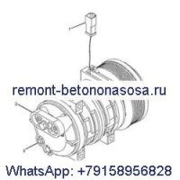 Компрессор кондиционера 217-4448 для двигателя Caterpillar CAT 994F 994H 793D 3516B 3516