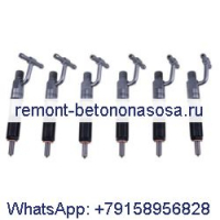 6 шт. топливные форсунки 128-3293 для двигателя Caterpillar CAT 3046, экскаватора 315 315B, трактора D5G, погрузчика 939C