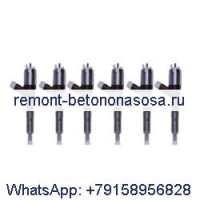 6 шт. топливные форсунки 320-0670 10R-7670 306-9370 для двигателя Caterpillar CAT C6.6, экскаватора 312D 320D 321D 323D