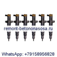 6 шт. топливные форсунки 553-2592 387-9433 для двигателя Caterpillar C9, экскаватора 330D 336D 336D2 340DL