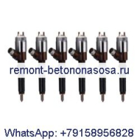 6 шт. топливные форсунки 276-8290 293-9590 для двигателя Caterpillar CAT C6.6 погрузчика 938H 963D