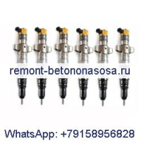 6 шт. Топливная форсунка 10R-7221 для двигателя Caterpillar CAT C9