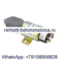 Соленоид топливного насоса 24 В 3864274 для двигателя Cummins, экскаватора Hyundai R140LC-7 R140LC-9S R140W-7 R140W-9S R200W-7 R210LC-7 R210W-9S R220LC-7 R220LC-9