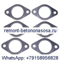 6 шт. прокладки выпускного коллектора 3929012 для двигателя Cummins 6CT
