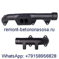 Выпускной коллектор длинный 3964070 + короткий 3937477 для двигателя Cummins 8,3 8,9 8,3C QSC ISC ISL QSL L8,9
