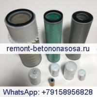 Комплект фильтров для двигателя Cummins B3.9 экскаватора Hyundai R140-7 R150W-7