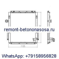 Для Doosan S340LC-V S470LC-V S500LC-V охладитель гидравлического масла 13F52000