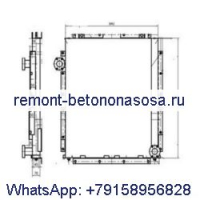 Для экскаватора Doosan DH220-9 DH220-9E DH225-9 Охладитель гидравлического масла