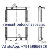 Для экскаватора Doosan DH215-9 DH215-9E Радиатор резервуара для воды в сборе Y