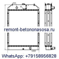 Для экскаватора Doosan DH220-3 Радиатор резервуара для воды в сборе Y