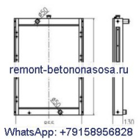 Для экскаватора Doosan DH258-7 Радиатор резервуара для воды ASS#039;Y