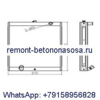 Для экскаватора Doosan DH330 Радиатор резервуара для воды ASS#039;Y