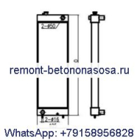 Для экскаватора Doosan DX380LC Радиатор резервуара для воды в сборе Y