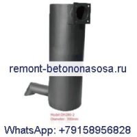 Глушитель глушителя для экскаватора Doosan DH280-2