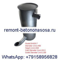 Глушитель глушителя для экскаватора Doosan DH420-7